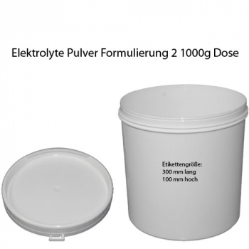 Elektrolyte Pulver konfektioniert