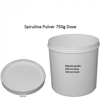 Spirulina Pulver konfektioniert