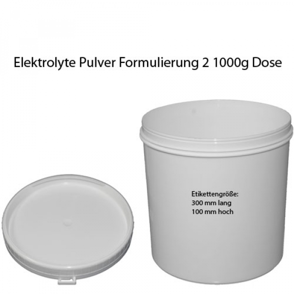 Elektrolyte Pulver konfektioniert