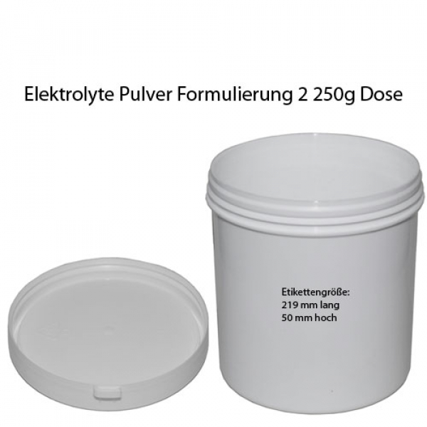 Elektrolyte Pulver konfektioniert