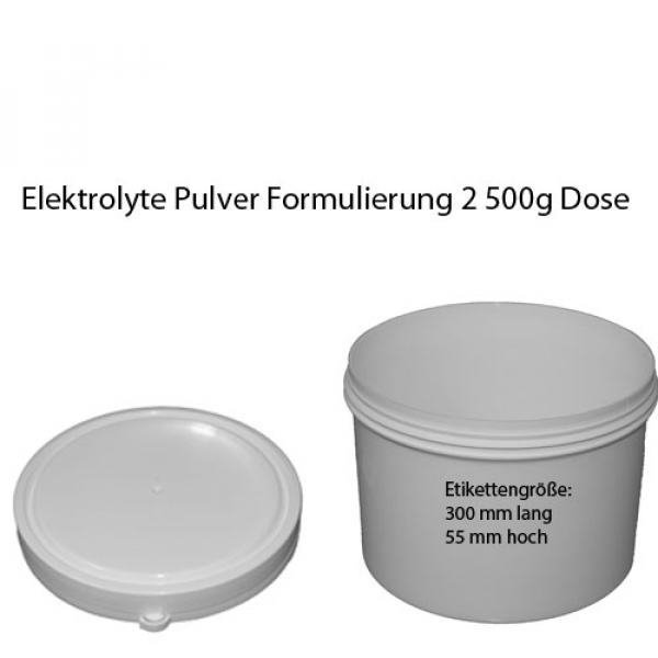 Elektrolyte Pulver konfektioniert