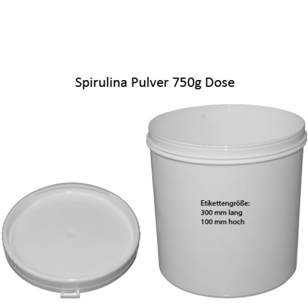 Spirulina Pulver konfektioniert